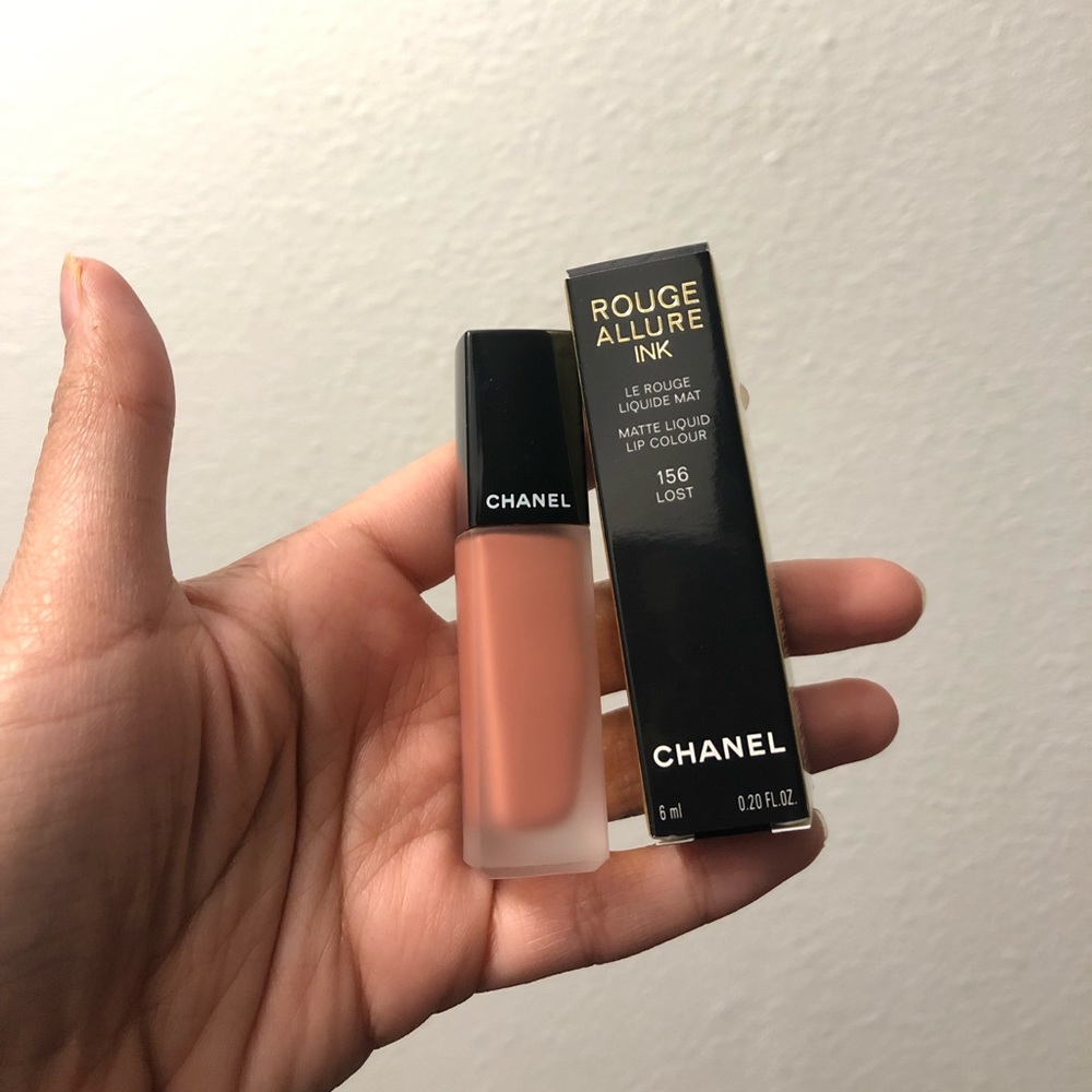 Chanel rouge allure ink lipsticks #156 free serum